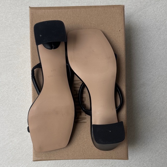 Steve Madden Black Strappy Heels - Picture 3 of 4